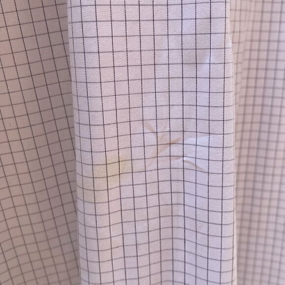 J. Kole Clothing custom button down long sleeve white plaid with black - Picture 7 of 7